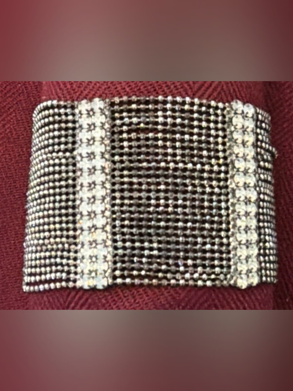 Goldtone Stranded Magnetic Closure Bracelet